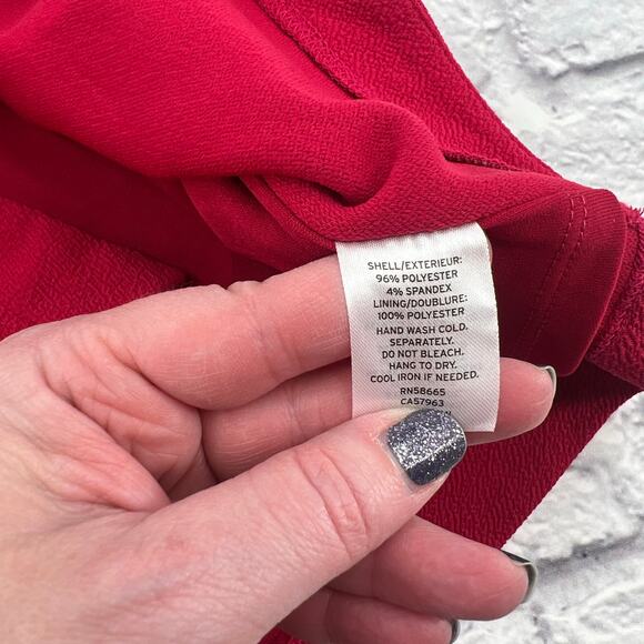 LEITH NORDSTORM Crossver Asymmetric Open Back Sheath Dress Pink Medium NWT - Picture 7 of 9